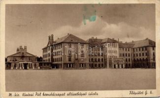 Veszprém, Magyar Királyi Kinizsi Pál Honvéd Csapat-altisztképző Iskola, főépület (Rb)