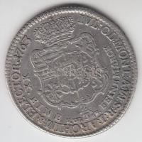 Német Államok / Szászország-Albertine 1763 FWoF 2/3 Tallér Ag "II. Frigyes Ágost" (13.69g)...