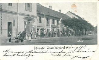 Zsombolya Main square, the shop of brothers Kohl (EB)