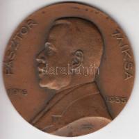 Berán Lajos (1882-1943) 1935. "Pásztor Miksa" Br emlékérem (50mm) T:2-