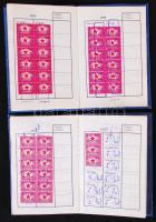 1974-1975 2db szakszervezeti tagsági könyv bélyegekkel