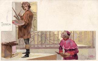 Puccini's Tosca litho s: Leopoldo Metlicovitz