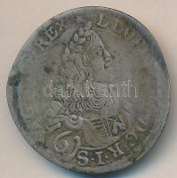 Ausztria ~1670. 6Kr Ag "I. Lipót" T:3- Austria ~1670. 6 Kreuzer Ag "Leopold I" C:VG