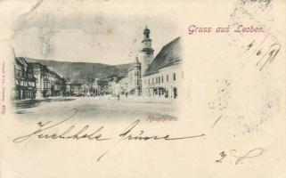 1898 Leoben Main street (fl)