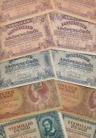 1930-46. 100P - 500.000AP, 32db vegyes pengő bankjegy, közte hajtatlan 100.000AP vízjeles papír és eltolódott nyomat T:vegyes