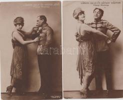 30 db régi magyar színészlap, főleg megíratlan, vegyes minőség / 30 Hungarian actor/actress postcard...