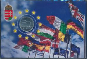 2004. 50Ft "Magyarország az EU tagja" elsőnapi veret sorszámozott emléklapon T:BU