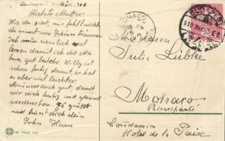 Schottland / Ecosse / National flag of Scotland, HGZ & Co. No. 11662. Emb. litho (EK)