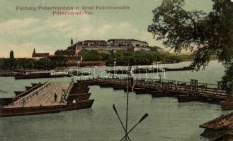 Újvidék Pétervárad pontoon bridge, castle, SS Aladár