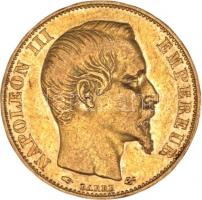 Franciaország/Második Császárság 1858A 20Fr Au "III. Napóleon" Párizs (6.43g/0.900) T:2
Fr...