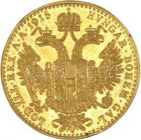 Ausztria 1915. 1D Au "Ferenc József" (3.49g/0.986) utánveret T:1
Austria 1915. 1 Ducat Au ...