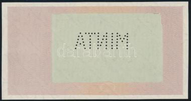 1926. 100P kétoldali alapnyomata "MINTA" perforációval illetve sorozat- és sorszámmal T:I