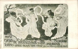 1902 Torino, Exposition of Decorative Arts, Art Nouveau (gluemark)