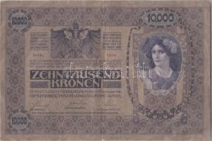 Vegyes de főleg magyar bankjegy gyűjtemény, közte 1918. 10.000K + 1920. 100K, 500K + 1923. 1000K, 10...