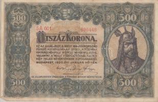 Vegyes de főleg magyar bankjegy gyűjtemény, közte 1918. 10.000K + 1920. 100K, 500K + 1923. 1000K, 10...