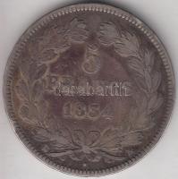 Franciaország 1834K 5Fr Ag "Lajos Fülöp" Bordeaux T:2- France 1834K 5 Francs Ag "Louis Philippe" Bordeaux C:VF