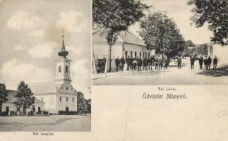 Mány Református templom és iskola (b)