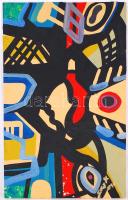 Ismeretlen jelzéssel: Cím nélkül. Olaj, farost, 53x33cm