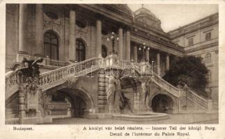 Budapest I. a Királyi Vár, belső részlet (EB)