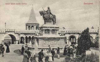 Budapest I. Halász bástya és Szent István szobra, Divald