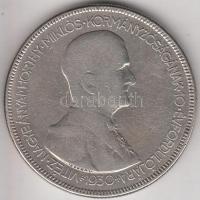 1930. 5P Ag "Horthy-jobbra" T:3 tanúsítvánnyal