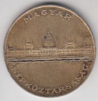 1956. 25Ft Ag "10 éves a forint / Parlament" T:2