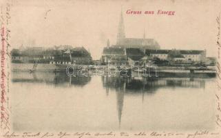 1899 Eszék Dráva riverside (EK)