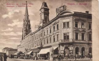 Eszék Héderváry square, town hall, the shop of Horn (EK)