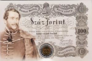 2002. 100Ft "Kossuth" elsőnapi veret sorszámozott díszlapon T:BU