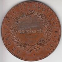 Knopp és Steiner Budapesten / Anton Scharff (1845-1903) 1913. "Az Országos Iparegyesülettől" Br emlékérem T:2-