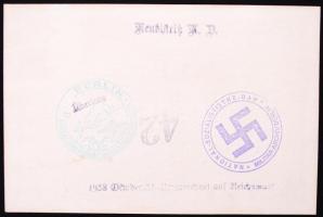 cca 1942 Rommel tábornokai között fotó / Rommel and his generals photo 16x12 cm