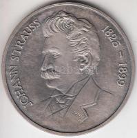 Ausztria 1975. "Johann Strauss" Ag emlékérem T:1-