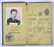 1939 Keményfedeles útlevél / passport