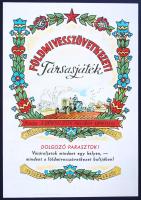 cca 1980 Földmívesszövetkezeti Társasjáték, 28x39cm
