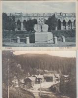 10 db régi városképes lap, Erdély és Románia / 10 pre-war topographic cards, Romania / Transylvania