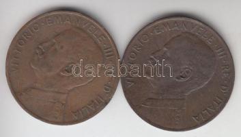 Olaszország 1914R 2c Cu + 1915R 2c Cu T:2-,2 Itlay 1914R 2 centesimi Cu + 1915R 2 centesimi Cu C:VF,XF