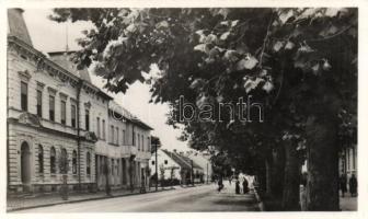 Muraszombat Horthy street, bank, shop