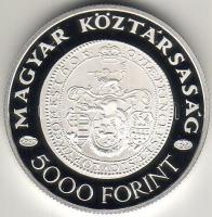 2005. "Bocskai I." 5000Ft ezüst, tanúsítvánnyal, kapszulában T:PP