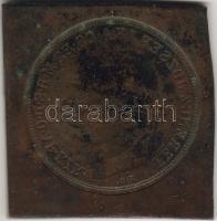 Feltehetően századeleji csegelyszerű negatív fémveret 5K ezüst mintájára T:2/3