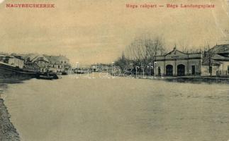 Nagybecskerek Béga riverside, ship station (EB)