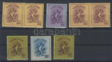 Románia 8 db olimpia levélzáró
