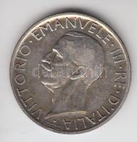 Olaszország 1927. 5L Ag "Viktor Emanuel" T:2,2- patina Italy 1927. 5 Lire Ag "Vittorio Emanuele" C:XF,VF patina