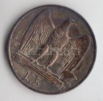 Olaszország 1927. 5L Ag "Viktor Emanuel" T:2,2- patina
Italy 1927. 5 Lire Ag "Vittori...