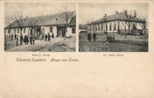 Écska, Kohn's shop, school