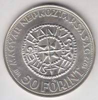 1972. 50Ft Ag "Szent István" T:BU