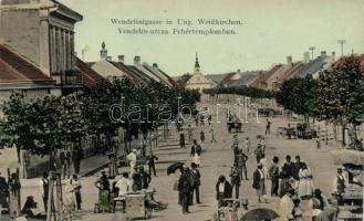 Fehértemplom Vendelin street, market