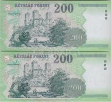 2004. 200Ft "FA" + "FB" T:I