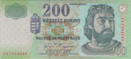 2003. 200Ft "FA" T:I