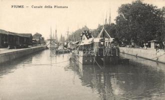Fiume, channel Fiumara, ships