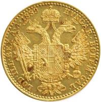 Ausztria 1889. 1D Au "Ferenc József" (3.49g/0.986) T:1-,2
Austria 1889. 1 Ducat Au "F...